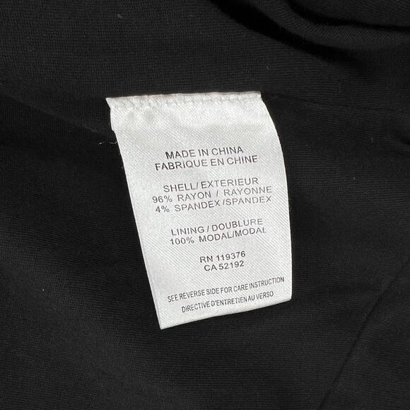 HELMUT LANG Villous Asymmetric Moto Jacket XS Black Sweatshirt Knit Full Zip - Picture 10 of 12